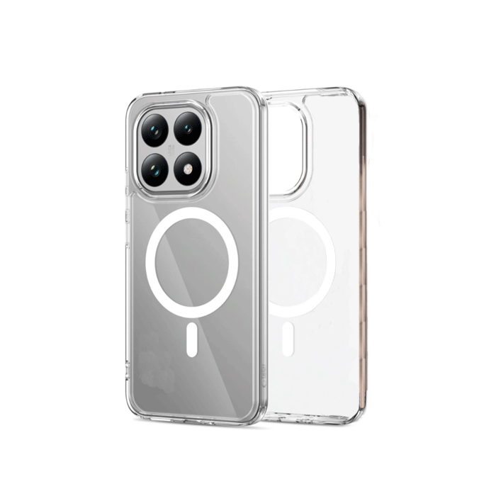 Magsafe Silicone Back Cover For Xiaomi Mi 17 - Color : Clear