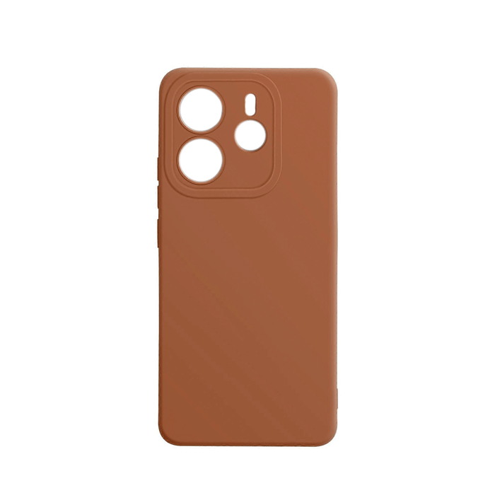 TPU Back Cover For Xiaomi Redmi Note 14 4G - Color : Brown