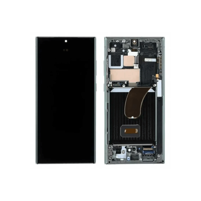 Soft Oled LCD Complete with Frame for Samsung S23 Ultra