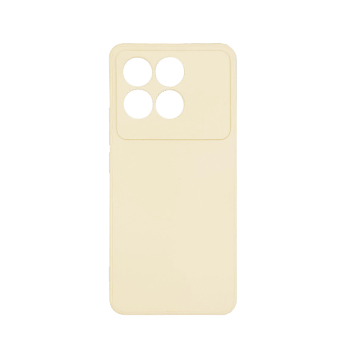TPU Back Cover For Xiaomi Poco F6 - Color : Beige