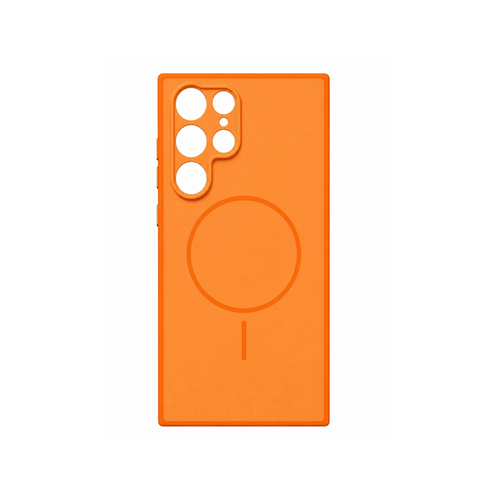 Magsafe Back Cover HQ For Samsung Galaxy S25 Ultra - Color : Orange