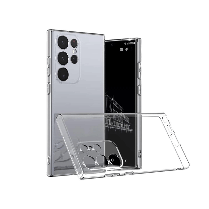 Back Cover 2mm For Samsung Galaxy S22 Ultra - Color : Clear