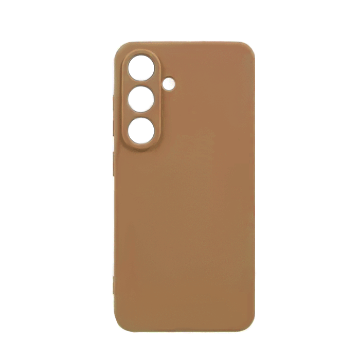 TPU Back Cover For Samsung Galaxy S25 Plus - Color : Brown