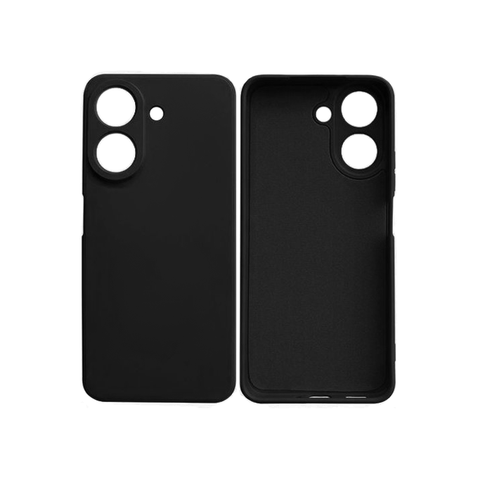 Soft HQ Back Cover For Xiaomi Redmi 13C 4G / Poco C65 - Color : Black