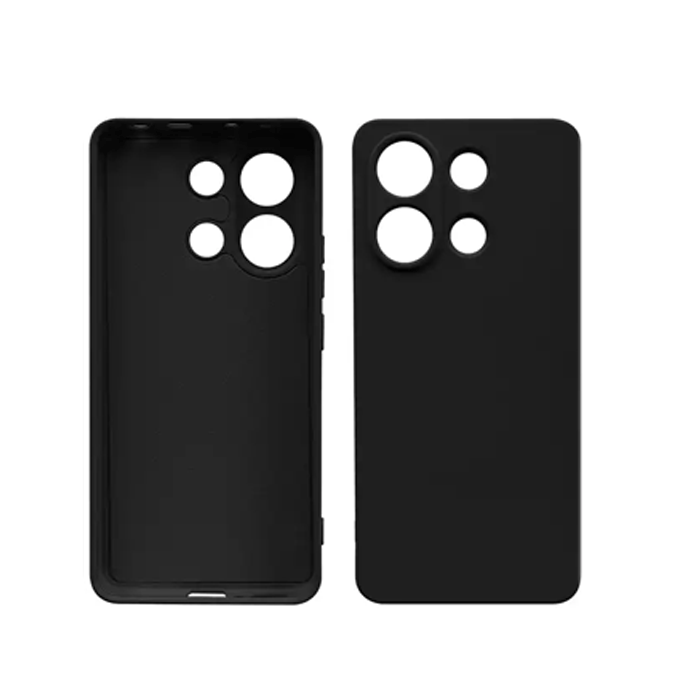 Soft HQ Back Cover For Xiaomi Redmi Note 13 Pro 4G - Color : Black