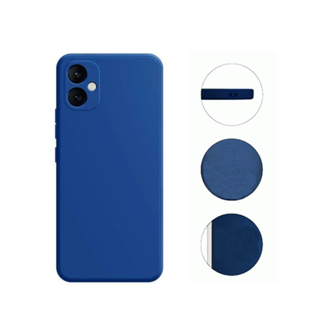 Soft HQ Back Cover For Samsung Galaxy A07 - Color : Dark Blue