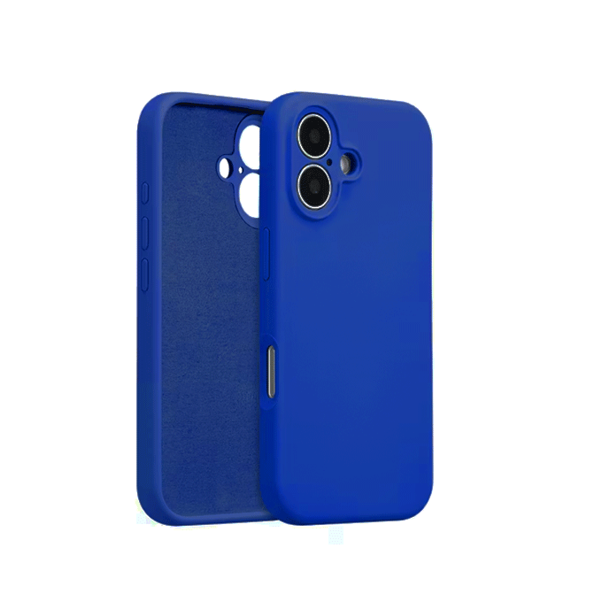 Soft HQ Back Cover For IPhone 16 Plus - Color : Dark Blue