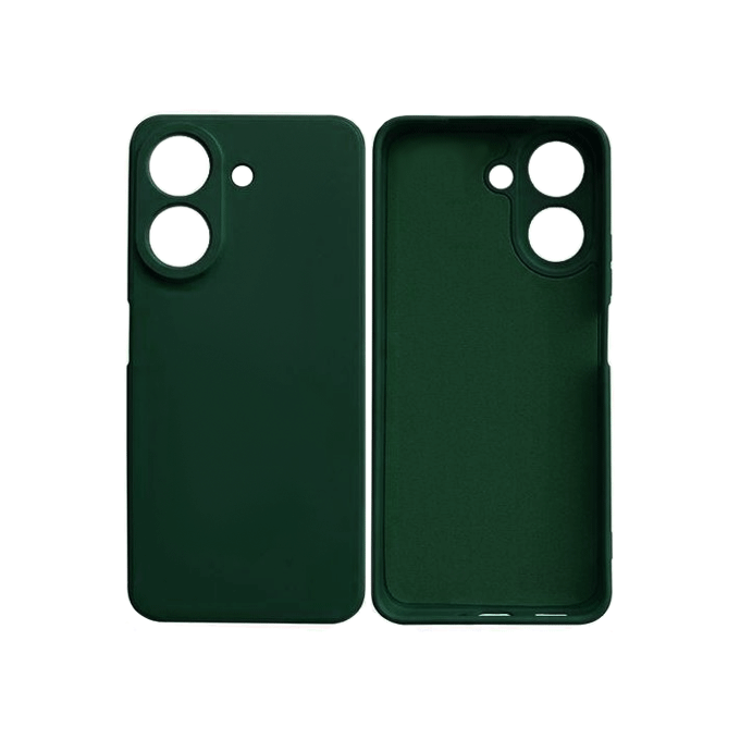 Soft HQ Back Cover For Xiaomi Redmi 13C 4G / Poco C65 - Color : Dark Green