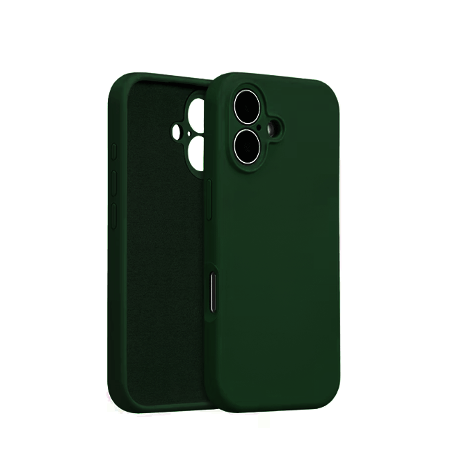 Soft HQ Back Cover For IPhone 16 Plus - Color : Dark Green