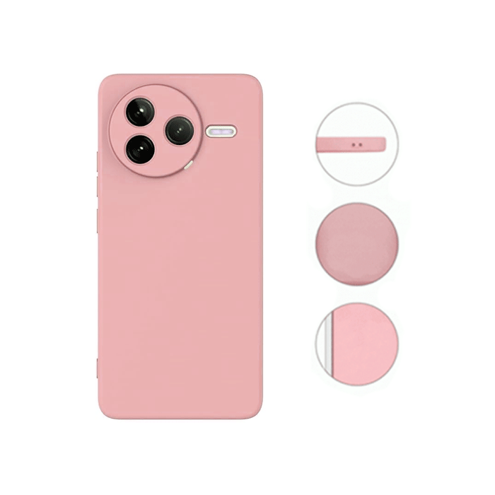 Soft HQ Back Cover For Xiaomi Poco F7 Pro - Color : Pink