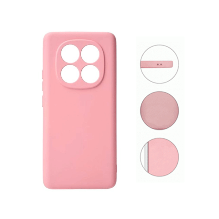 Soft HQ Back Cover For Xiaomi Redmi Note 15 Pro Plus 5G / Poco M8 Pro - Color : Pink