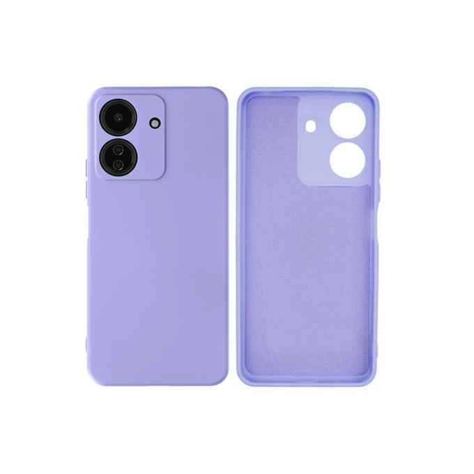 Soft HQ Back Cover For Xiaomi Redmi 13C 4G / Poco C65 - Color : Purple