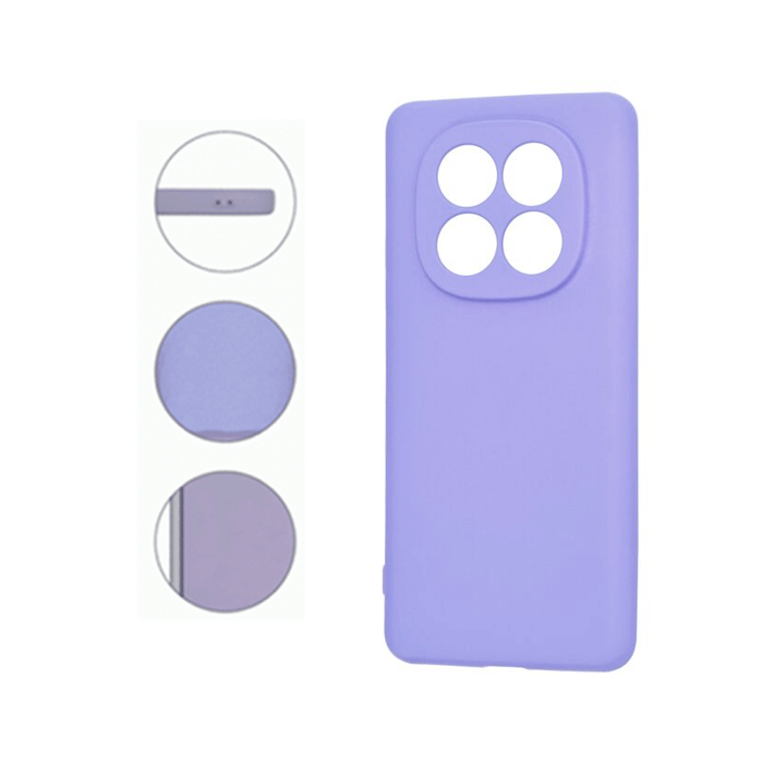 Soft HQ Back Cover For Xiaomi Redmi Note 15 Pro Plus 5G / Poco M8 Pro - Color : Purple