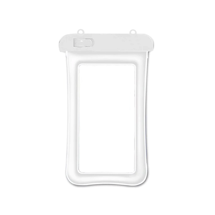IPX8 Universal Waterproof Bag for Phones Easy Use UnderWater - Color: White